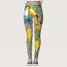 Pop Mode Tropical Toucan Leggings