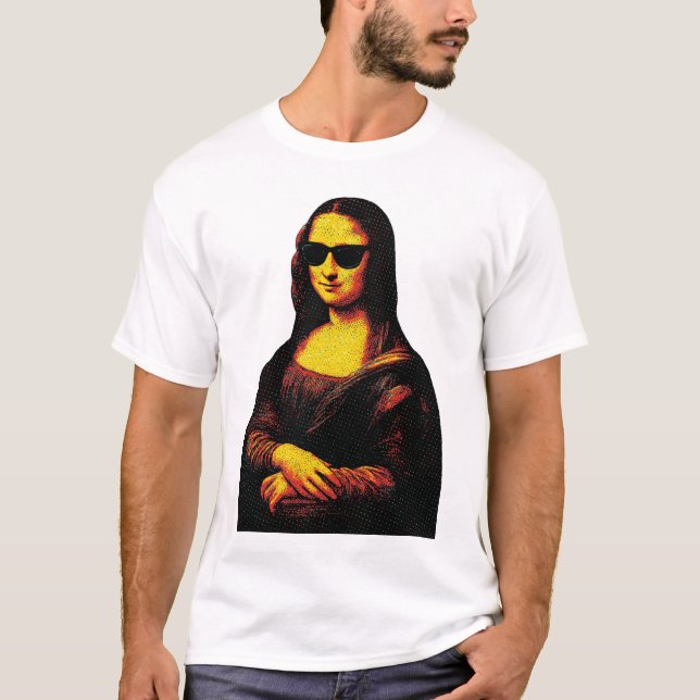 Pop Monna Lisa T-shirt (Framsida)