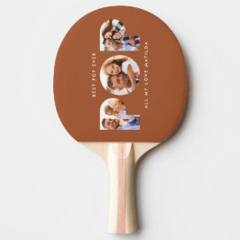 Pop multifoto, modern contemporary terracotta pingisracket
