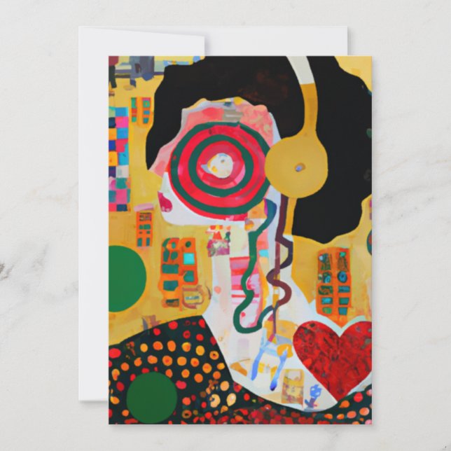 Pop Music Julkort (Framsida)