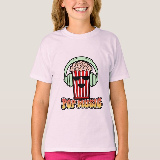 Pop Music T Shirt (Framsida)