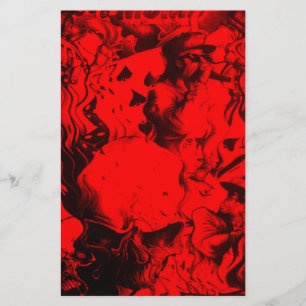 Pop Musician Porträtt i Vibrant Red Färg Art