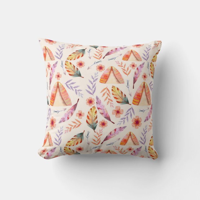 Pop of Joy Throw Pillow Kudde (Framsida)