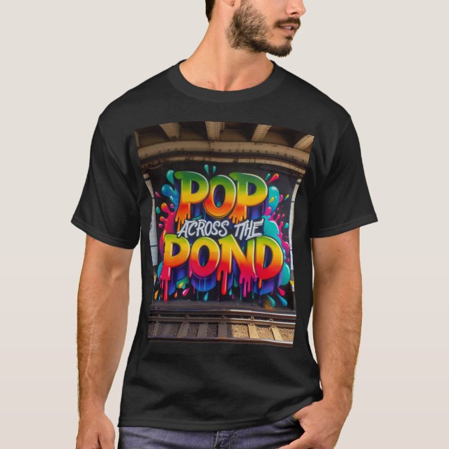 Pop över dammen - Graffiti T Shirt (Framsida)