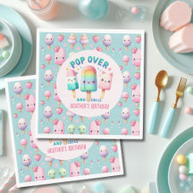 POP på Över- och Chill Ice Pop Party Decor Birthda