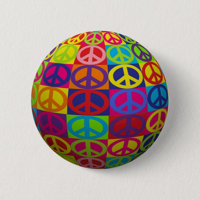 Pop Peace Boll Knapp (Framsida)