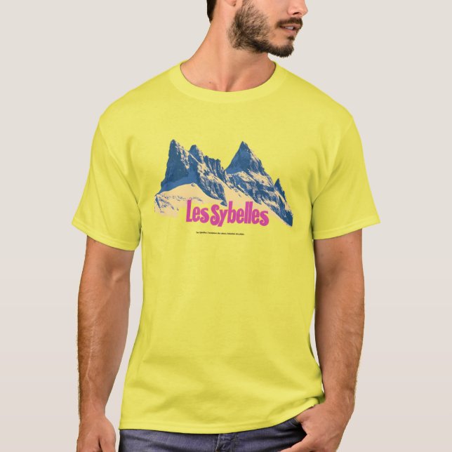 Pop Peaks: Les Sybelles Spirit T Shirt (Framsida)
