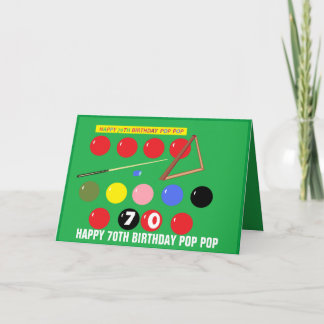 POP-POP BIRTHDAY-KORT för farfar Kort