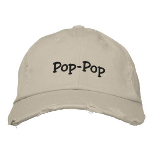 POP-POP-broderade Kap Broderad Keps