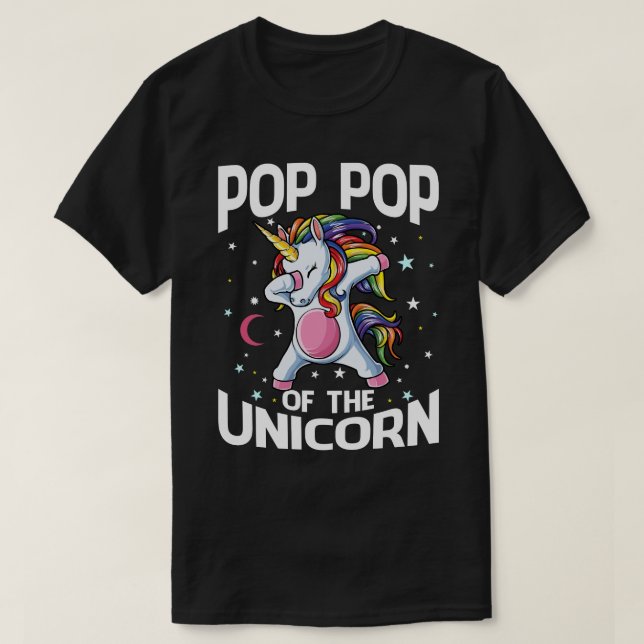 POP-POP från Unicorn T Shirt (Design framsida)