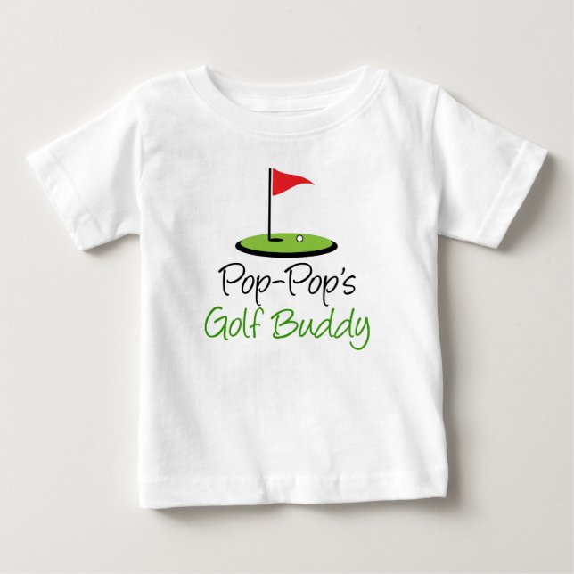 Pop-Pop Golfkompis T Shirt (Framsida)