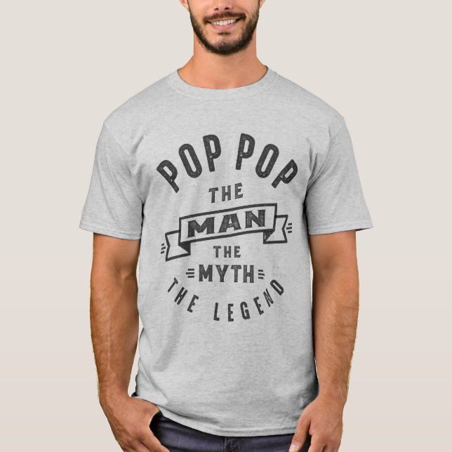 Pop pop pop Myth Tee Shirt (Framsida)