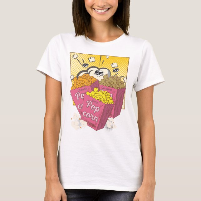 Pop Popcorn Tee (Framsida)