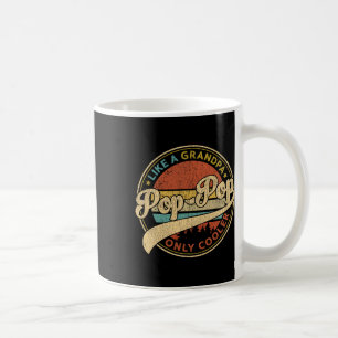 Pop-popup som en enbart morfar-kylare Retro-popup- Kaffemugg