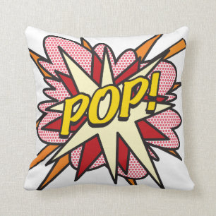 POP Rolig Retro Serietidning Pop Art Kudde