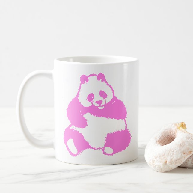 Pop Rosa Panda Mugg (Med munk)