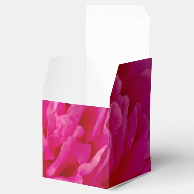 Pop Rosa Peony-PARTY FAVOR BOX, box stil Presentaskar (Öppnad)
