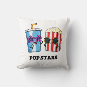 Pop Stars Funny Snack Pun Kudde