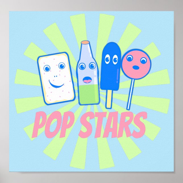 Pop Stars Poster (Framsidan)