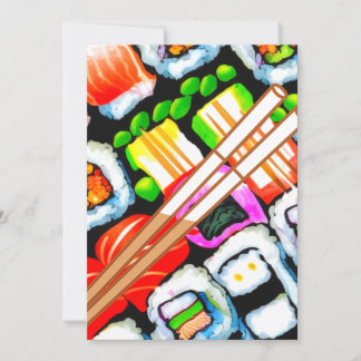 Pop Sushi Julkort