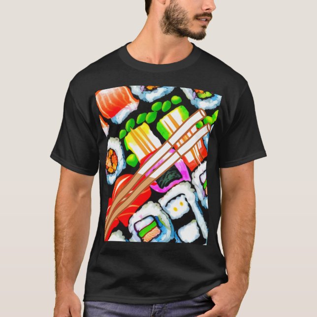 Pop Sushi T Shirt (Framsida)