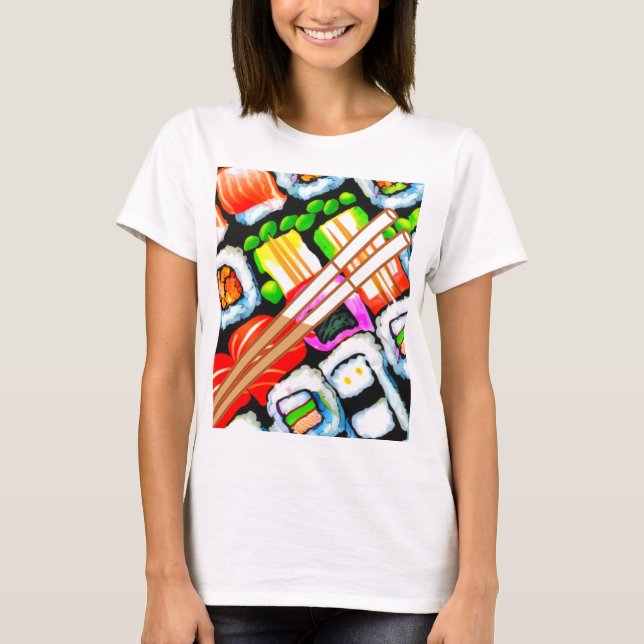 Pop Sushi T Shirt (Framsida)