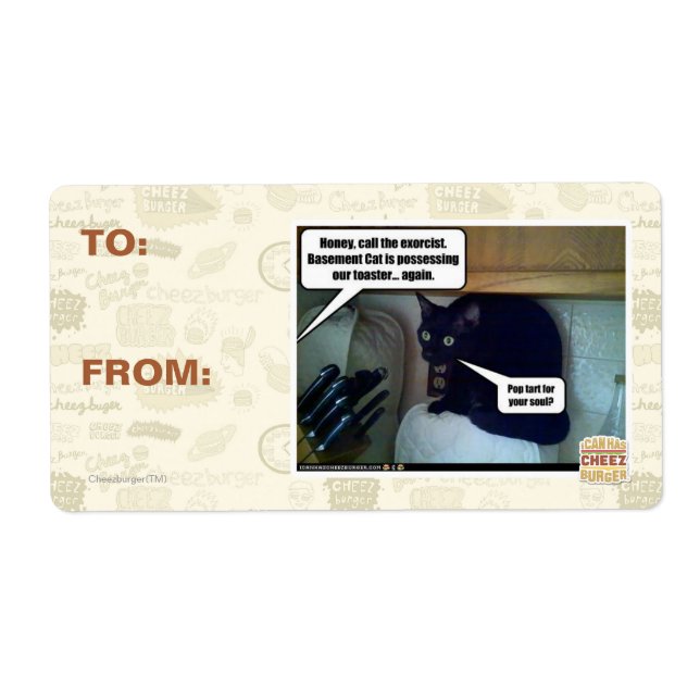 Pop Tart för din själ? Fraktsedel (Framsidan)