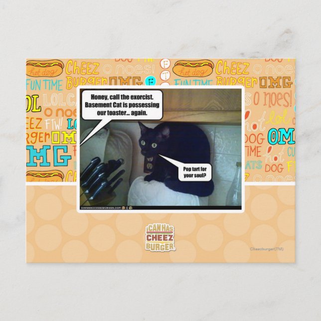 Pop Tart för din själ? Vykort (Framsida)