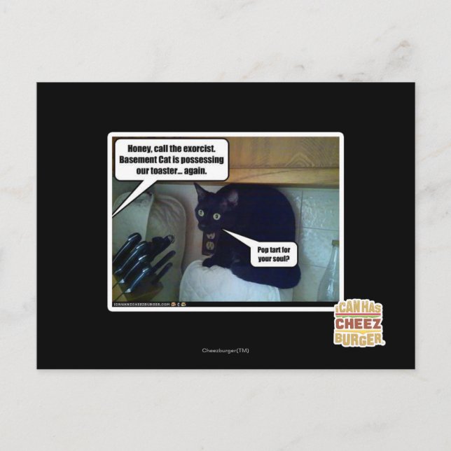 Pop Tart för din själ? Vykort (Framsida)