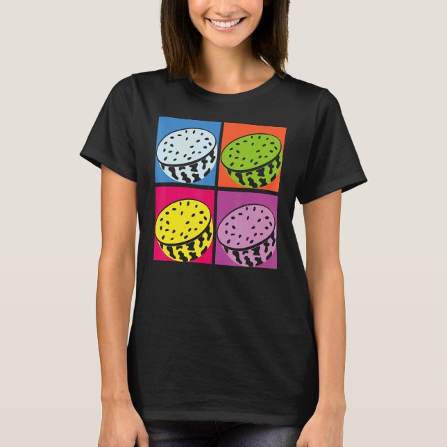 Pop Tropical Fruit Exotic Watermelon T Shirt (Framsida)