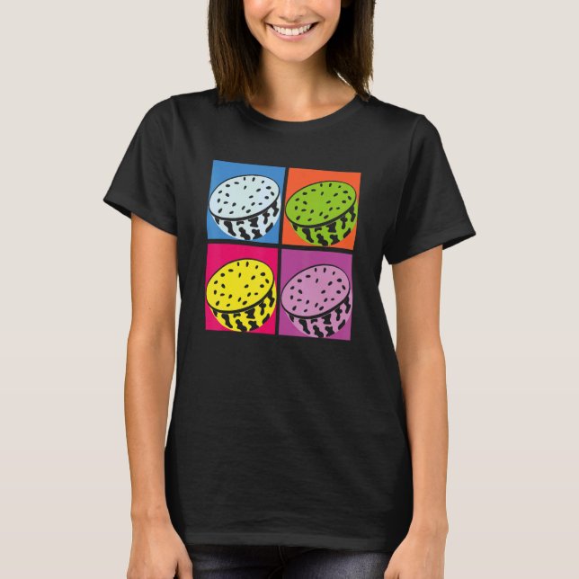 Pop Tropical Fruit Exotic Watermelon T Shirt (Framsida)