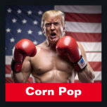 Pop Trump för Maga Maj Poster<br><div class="desc">Trump Boxing Design.</div>