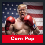 Pop Trump för Maga Maj Poster<br><div class="desc">Trump Boxing Design.</div>