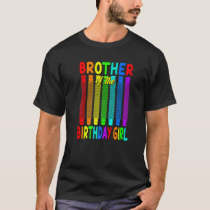 Pop Tube Födelsedag Födelsedagsflickans bror T Shirt