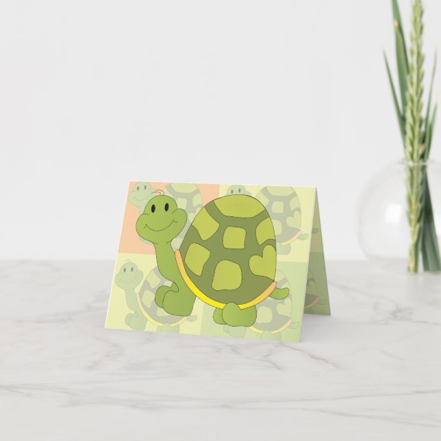 Pop Turtle! Kort (Framsida)