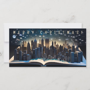 Pop-up Bok City vid midnatt 3 God jul FC