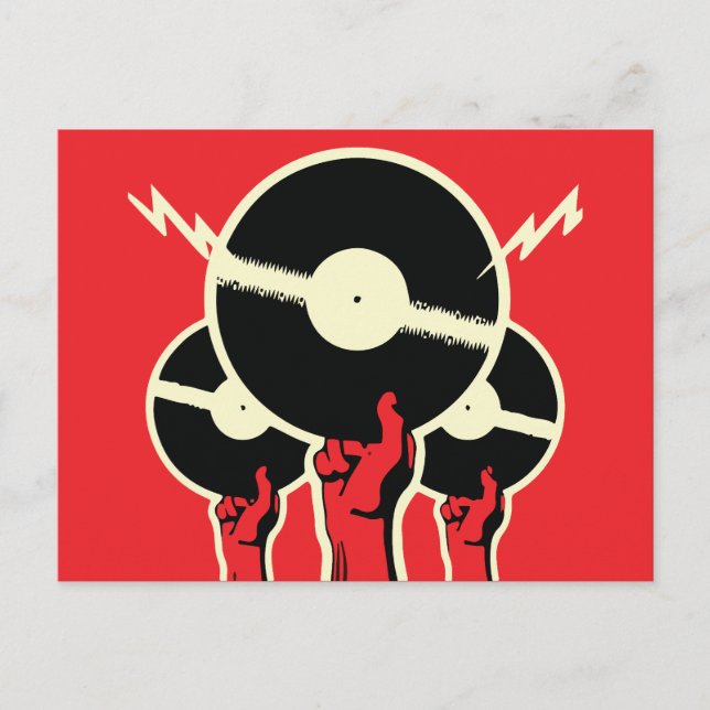 Pop vid cd vykort (Framsida)