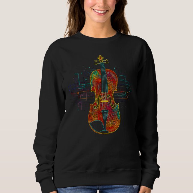Pop Violin T Shirt (Framsida)