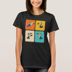 Pop Wildlife Zoo Bird Animal Tropical Toucan T Shirt