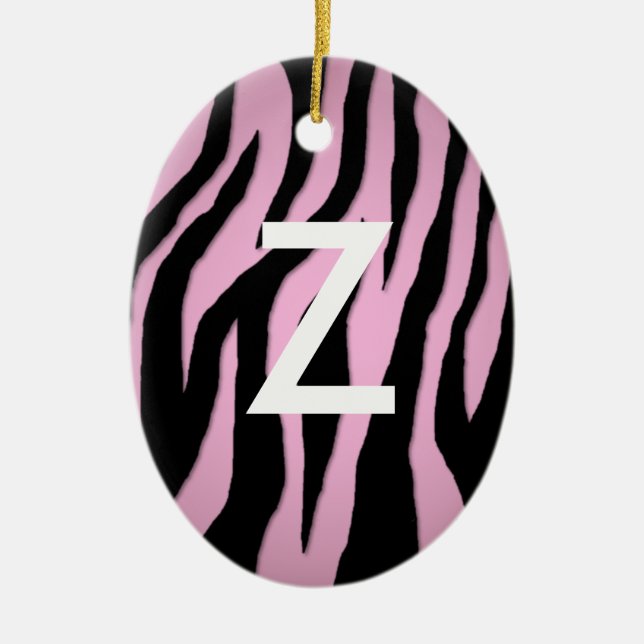 Pop Zebra Julgransprydnad Keramik (Framsidan)