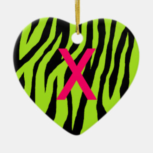Pop Zebra Julgransprydnad Keramik