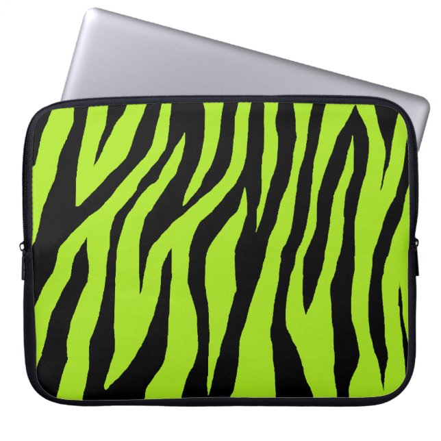 Pop Zebra Laptop Sleeve (Framsidan)