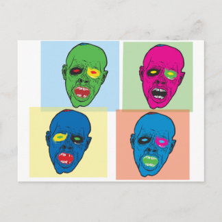 pop zombie vykort