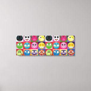 popart emoji canvas art