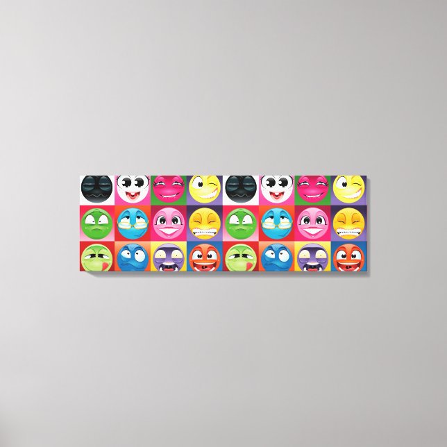 popart emoji canvas art (Framsida)