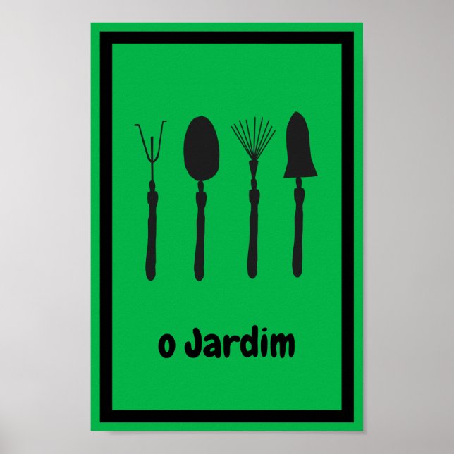 Popart Garden Poster (Framsidan)