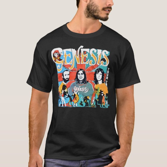 Popart Genesis Trick of the Svan Art T Shirt (Framsida)
