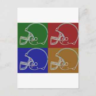 PopArt Helmet Vykort