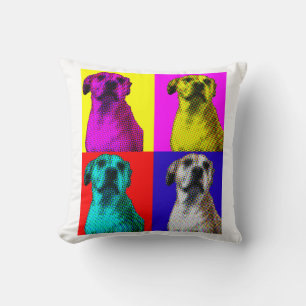 popart hund Dekorativ kudde