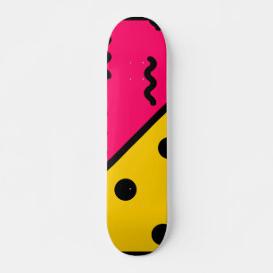 PopArt mönster Mini Skateboard Bräda 18,5 Cm